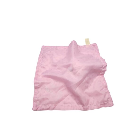 My First Easter Pink Bunny Rabbit Rattle Lovey Plush Toy Minky Dot Dan Dee - Picture 2 of 2